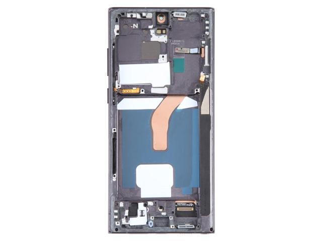 For Samsung Galaxy S22 Ultra 5G SM-S908U US Edition 6.78 inch OLED LCD Screen Digitizer Full Assembly with Frame (Black)