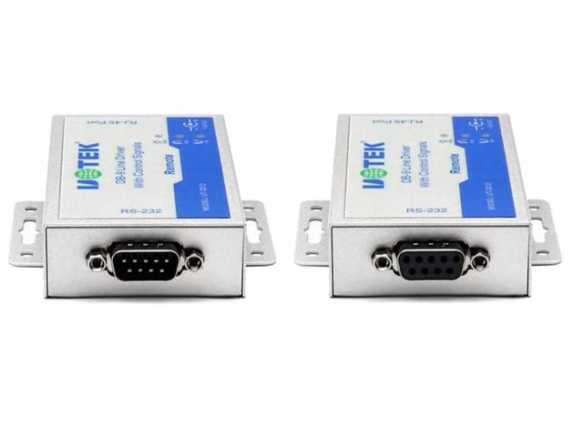UT-2212/3212 RS-232 Isolated Converter poelectric isolation line booster extension adapter 1.2km RJ45 for communication line