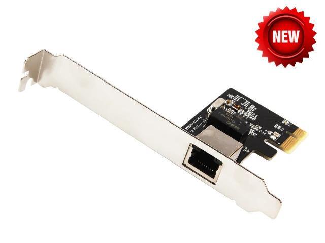 PCI-Express Gigabit Ethernet Controller Card, RTL8111 Chipset, support low profile bracket 10/100/1000Mbps
