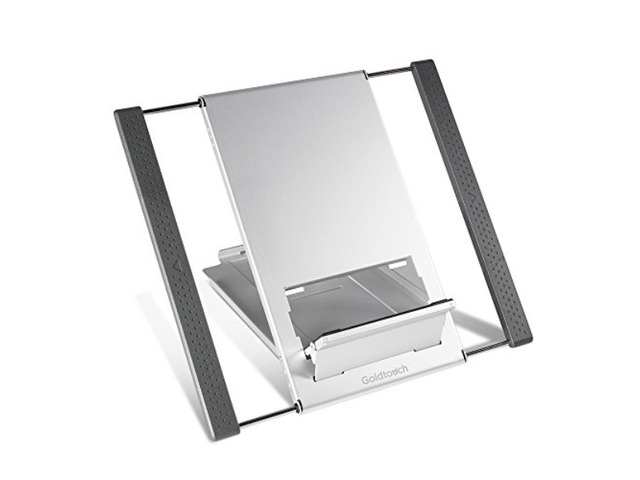 Goldtouch KOV-GTLS-0055 Go! Travel Laptop and Tablet Stand (Aluminum)Black