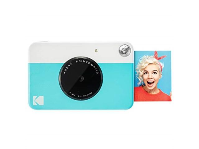 Kodak - Printomatic Instant Print Camera - Instant Digital Camera Prints on Zink 2x3" Photo Paper - Blue - image 10