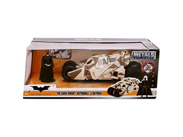 'The Dark Knight' Batmobile w/ Batman Diecast Figure Camouflage Version 'DC Comics' Series 1/24 Diecast Car by Jada