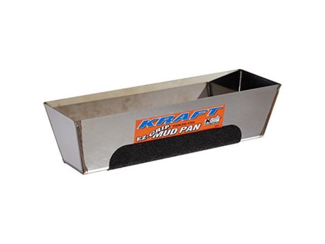 Mud Pan,EZ-Grip,12in.,Rounded Corners KRAFT TOOL DW725