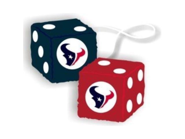 FREMONT DIE Inc Houston Texans Fuzzy Dice Fuzzy Dice