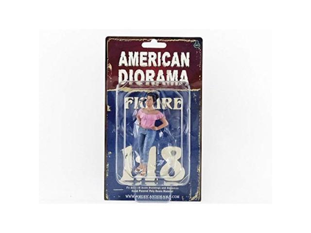 'Hanging Out II' Gloria Figurine for 1/18 Scale Models by American Diorama