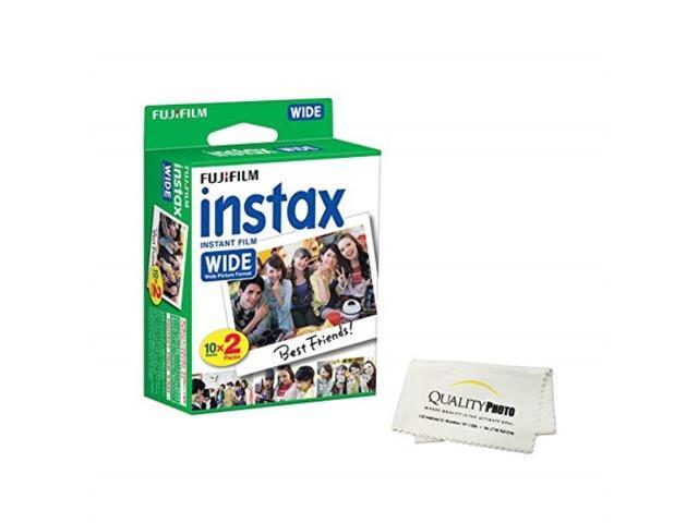 Fujifilm instax Wide Instant Film 2 Pack (20 Exposures) for use with Fujifilm instax Wide 300, 200, and 210 cameras