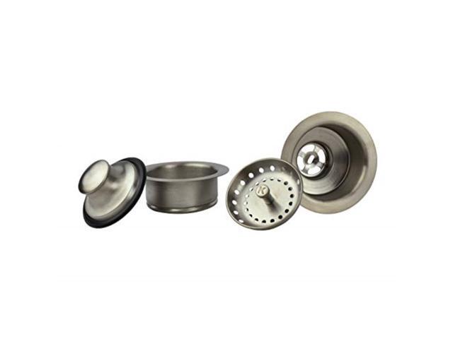 keeney k5475dsbn sink strainer and garbage disposal flange kit, brushed nickel