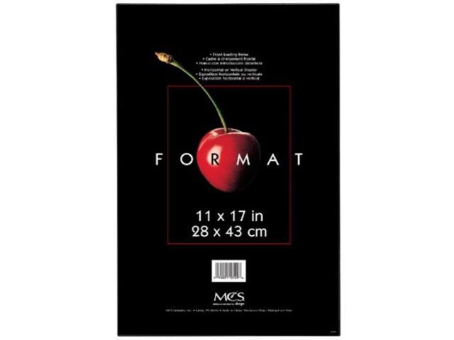 MCS Plastic Photograph Format Frame in Black - 11 x 17 Inches