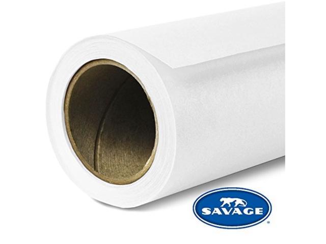 Savage Widetone Seamless Background Paper, 26' wide x 36', Super White, #1