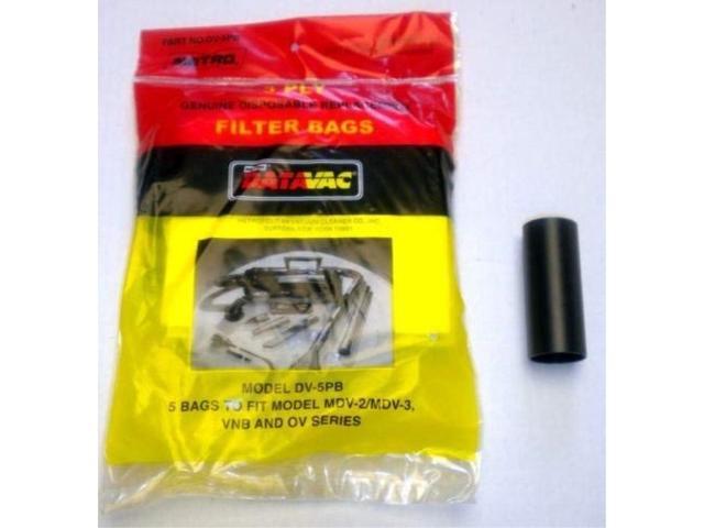 METROVAC 120-117018 1 Pack Disposable Bags with Adaptor Tube (DV-5PBA)