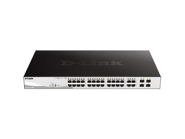 D-Link 28-Port Layer 2 Smart Managed Gigabit Poe Switch
