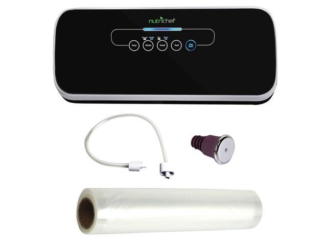 NUTRICHEF PKVS18BK Nutrichef Automatic Food Vacuum Sealer - Electric Air Sealing Preserver System (Black)