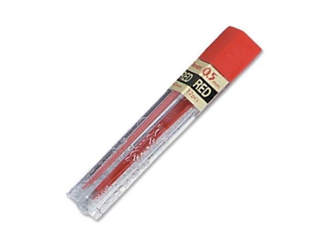 Pentel 0.5mm Refill, Red Lead, Tube of 12 PPR5