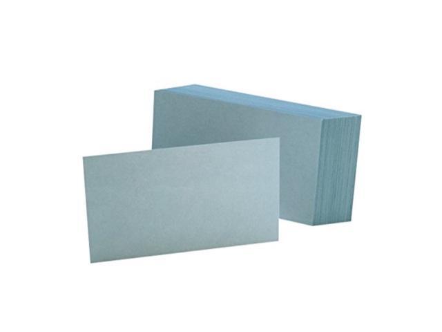 Oxford Unruled Index Cards 3 x 5 Blue 100/Pack 7320BLU