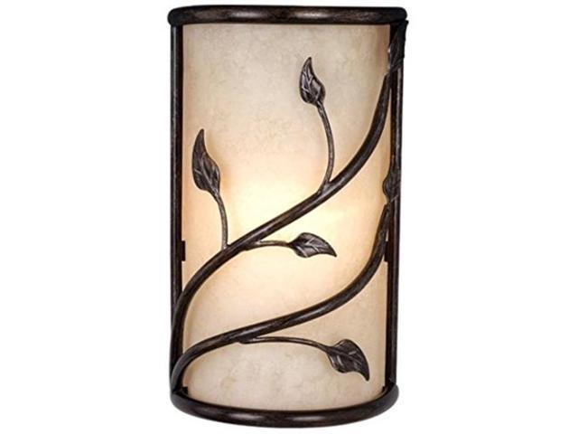vaxcel ws38865ol vine wall sconce, 10', oil shale finish