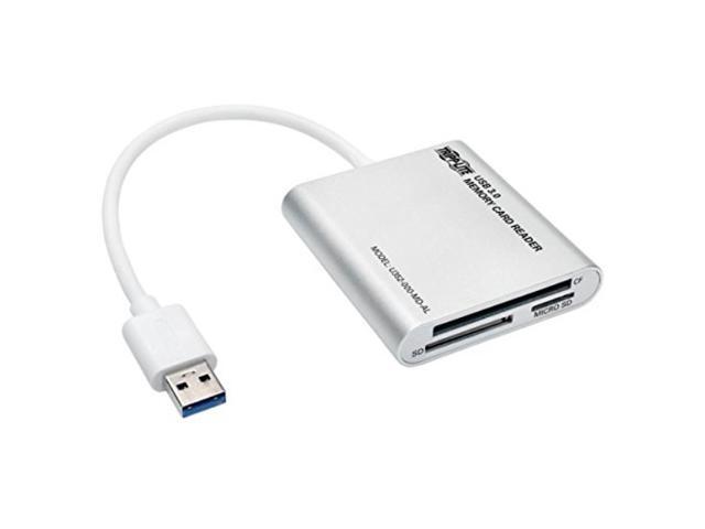 Tripp Lite U352-000-MD-AL USB 3.0 A (MALE) USB 3.0 SuperSpeed Multi-Drive Memory Card Reader/Writer, Aluminum Case