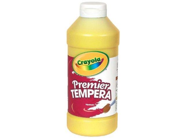 Crayola. 541216034 Premier Tempera Paint, Yellow, 16 oz