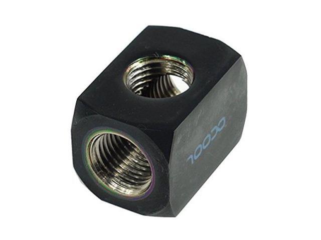 Alphacool HF 3-way Connection Terminal, Deep Black