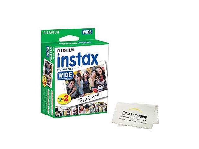 Fujifilm instax Wide Instant Film 2 Pack (20 Exposures) for use with Fujifilm instax Wide 300, 200, and 210 cameras