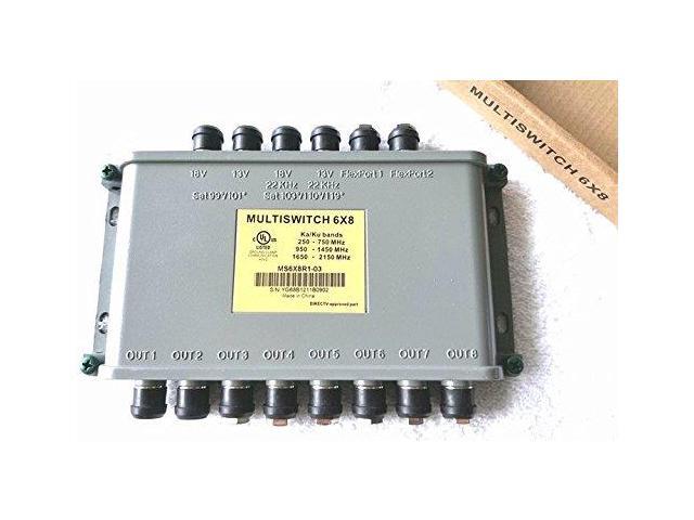 Directv 6x8 Multi-Switch Ka Ku Bands MS6X8R1-03