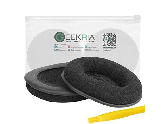 Geekria Comfort Velour Replacement Ear Pads for MDR-RF6000 RF6500 RF7000 RF7100 MDR-DS6000 DS6500 DS7000 DS7100 XD150 XD200 Headphones Earpads Ear Cushion Repair Parts (Black) - image 8