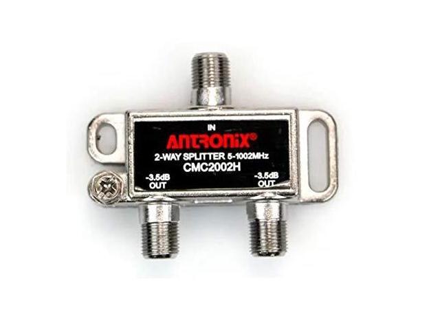 Cable Modem & MOCA Coaxial 2-Way Splitter For Bidirectional RG6/RG59 Communication