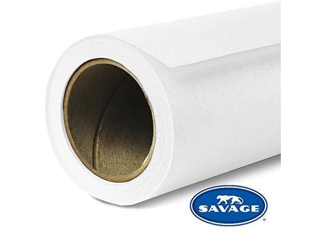 Savage Widetone Seamless Background Paper, 26' wide x 36', Super White, #1