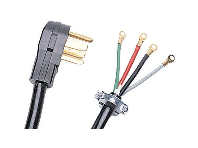 Certified Appliance Accessories 4-Wire Closed-Eyelet 40-Amp Range Cord 4ft