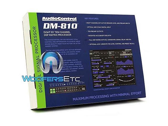 AudioControl - 8-Channel Input 10-Channel Output DSP Matrix Processor - Black - image 7