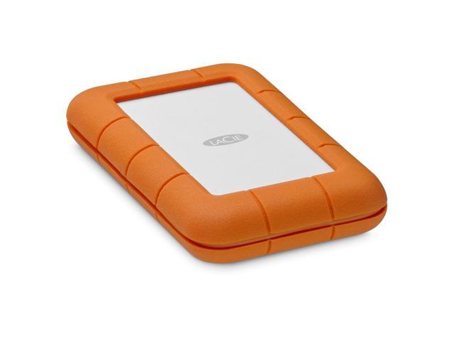 LaCie - Rugged 5TB External USB-C, USB 3.1 Gen 1 Portable Hard Drive - Orange/Silver - image 6