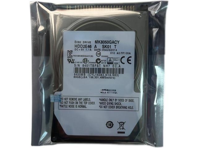 For 2.5 inch IDE parallel port Toshiba 80G notebook hard disk vehicle hard disk MK8050GACY