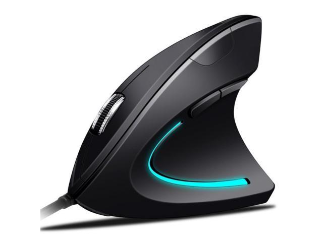 USB Wired Vertical Ergonomic Optical Mouse Portable Computer Office Gaming Upgraded Mice Mouse