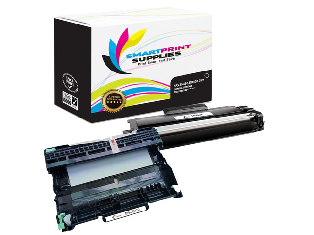 Smart Print Supplies Compatible TN-450 DR-420 Toner Cartridge and Drum Unit Replacement for Brother HL-2230 2240 2270 2280DW, DCP-7060D 7065DN,...