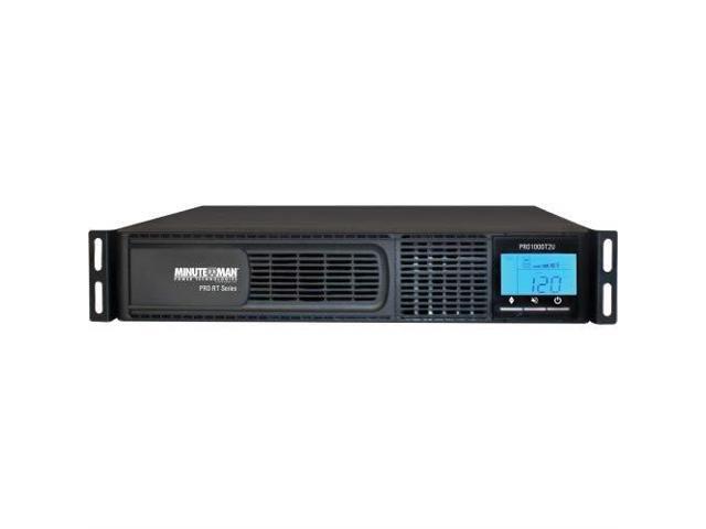 Minuteman PRO1000RT2U PRO-RT 1000VA Tower/Rack/Wall Mountable UPS - 2U Tower/Rack/Wall Mountable - 4 Minute Stand-by - 120 V AC Input - 120 V AC...