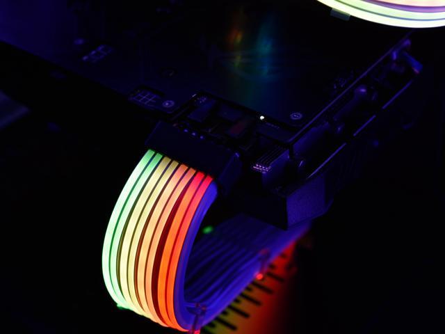 LIAN LI STRIMER PLUS 8 Pins Addressable RGB VGA power cable-- Strimer 8 pins (1Year Warranty)