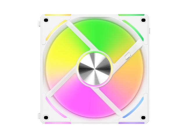 LIAN LI UNI Fan AL140 V2 RGB White Single Fan Pack without controller - UF-AL140V2-1W (Controller not Included)