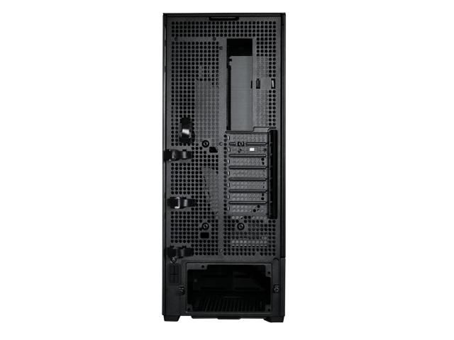 LIAN LI SUP01 Black Steel / Tempered Glass ATX Mid Tower Computer Case --SUP01X
