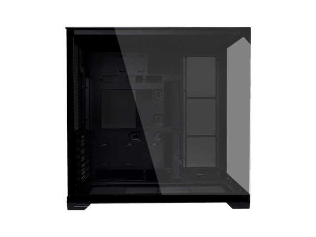 LIAN LI O11 vision compact black color Aluminum / Steel / Tempered Glass ATX Mid Tower computer Case --O11VPX