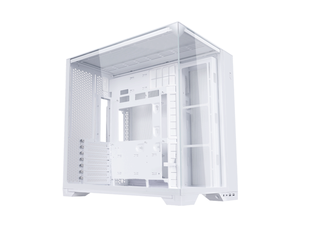 LIAN LI O11 vision compact white color Aluminum / Steel / Tempered Glass ATX Mid Tower computer Case --O11VPW