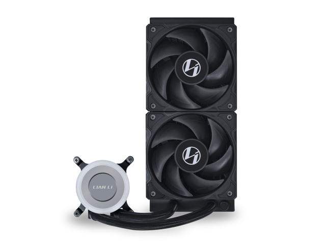 Lian Li GA II LITE 240mm AIO Liquid CPU Cooler 2 x 120mm Performance FDB Fans, Daisy-Chain, Low Noise, All-in-One Water Cooling for Intel...