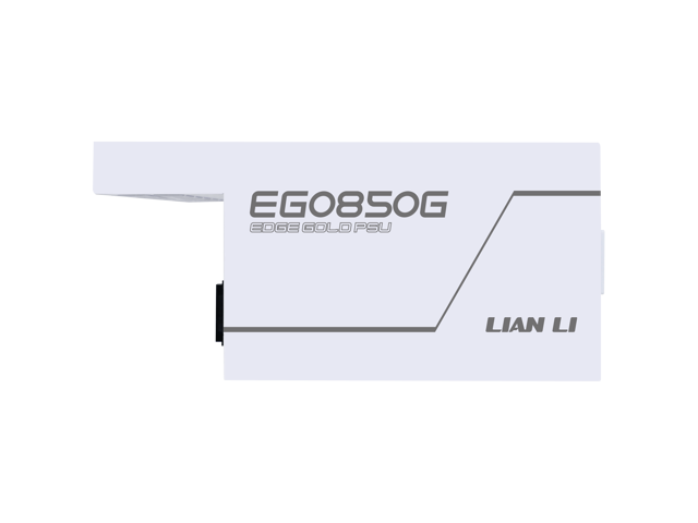Lian Li EDGE850W Fully Modular Low-Noise ATX Power Supply - ATX 3.1 & PCIE 5.1 Compliant - Cybenetics Gold Efficiency - 12V-2x6 Cable - L-Shape...
