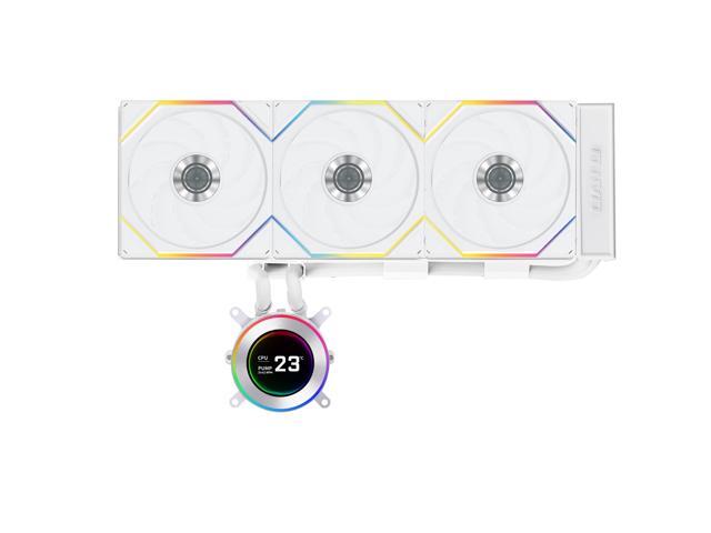 Lian Li Hydroshift II-C 360TL RGB Liquid CPU Cooler - 360mm AIO - 3X 120 RGB Fans - 2.1 IPS LCD Screen - 3 Control Mode - Flexible Tubes Clamp -...