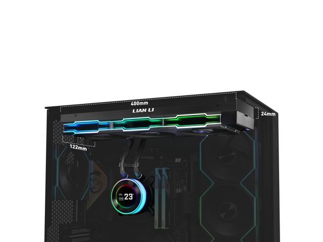 Lian Li HydroShift II - LCD-C 360TL RGB Liquid CPU Cooler - 360mm AIO - 3X 120 RGB Fans - 2.1 IPS LCD Screen - 3 Control Mode - Flexible Tubes...