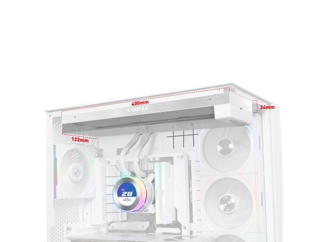 Lian Li Hydroshift II-C 360 Liquid CPU Cooler - Flexible Slide-Tube Clamp Coolant Pathway - 2.1 IPS LCD Screen - 3 Control Mode - Fits Most PC Fans...