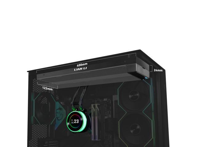 Lian Li Hydroshift II-C 360 Liquid CPU Cooler - Flexible Slide-Tube Clamp Coolant Pathway - 2.1 IPS LCD Screen - 3 Control Mode - Fits Most PC Fans...