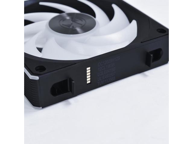Lian Li UNI Fan CL120 ARGB PWM Fan - Single Pack (Reverse Blade) - 2.4 GHz Wireless Signal RGB & PC Case Fans Control - Daisy-Chain - Low Noise -...