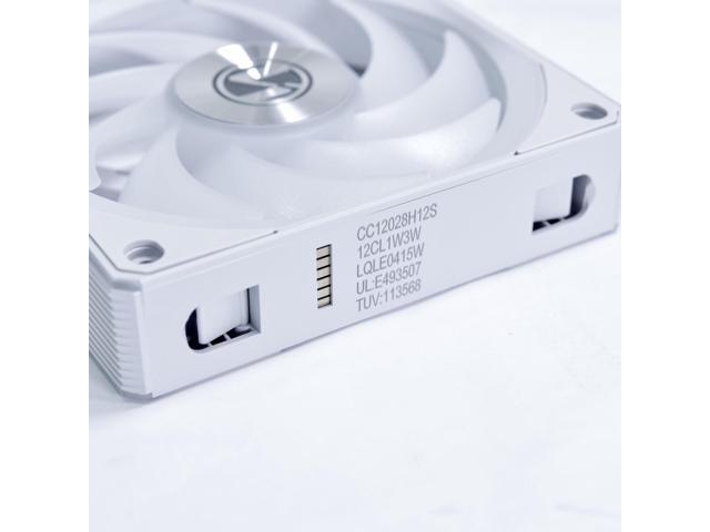 Lian Li UNI Fan CL120 ARGB PWM Fan - Single Pack (Reverse Blade) - 2.4 GHz Wireless Signal RGB & PC Case Fans Control - Daisy-Chain - Low Noise -...