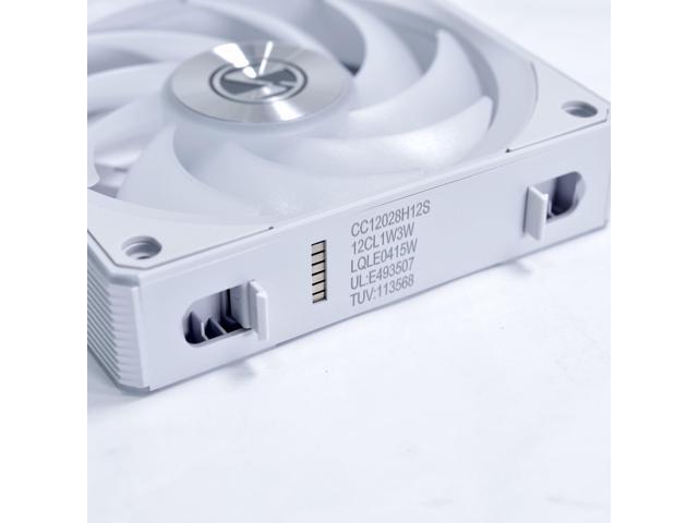 Lian Li UNI Fan CL120 ARGB 120mm PWM Fans - Triple Pack - 2.4 GHz Wireless Signal RGB & PC Case Fans Control - Daisy-Chain - Dual Light Zones - FDB...