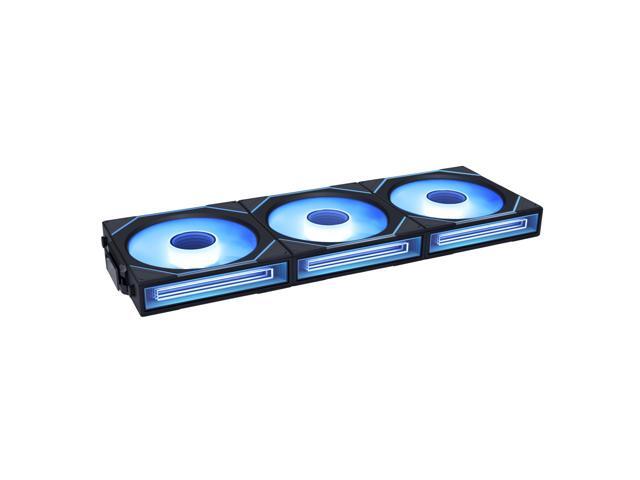 Lian Li UNI Fan SL-Infinity Wireless 120 - Triple Pack (Reverse Blade) - 2.4 GHz Wireless Signal ARGB Fan Control - Double Infinity Mirror - Low...