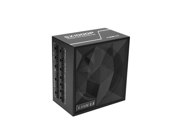 Lian Li SX1000P Platinum 1000W Compact ATX Form Factor Power Supply w/ 12V-2x6 Cable - ATX 3.1 & PCIE 5.1 Compliant - 140mm Fan - Full Modular - 10...